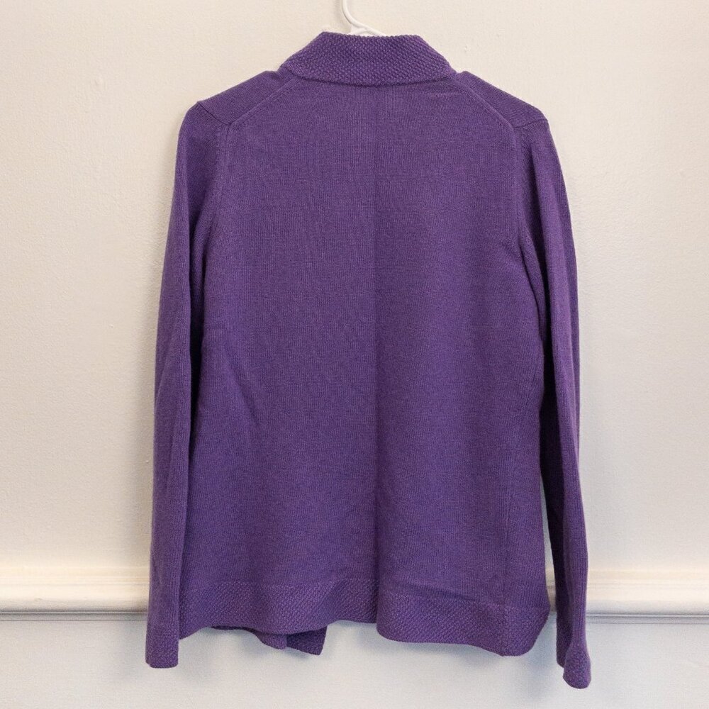 Morris Italy Merino Wool & Cashmere Button-Up Sweater – Size 14 (US) / 46 (IT) - Picture 2 of 4